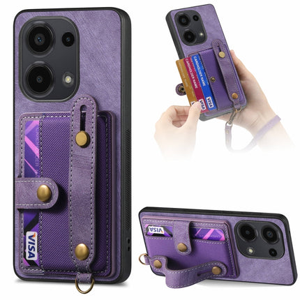 Retro Cross Wristband Wallet Leather Back Phone Case, For Xiaomi Redmi Note 13 Pro 4G, For Xiaomi 14 Pro, For Xiaomi 14, For Xiaomi Redmi Note 13