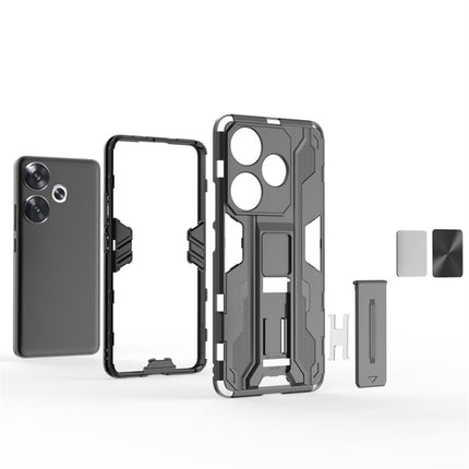 Supersonic Armor PC Hybrid TPU Phone Case, For Xiaomi Poco F6, For Xiaomi Redmi Turbo 3, For Redmi Note 13 4G, For Redmi K70E