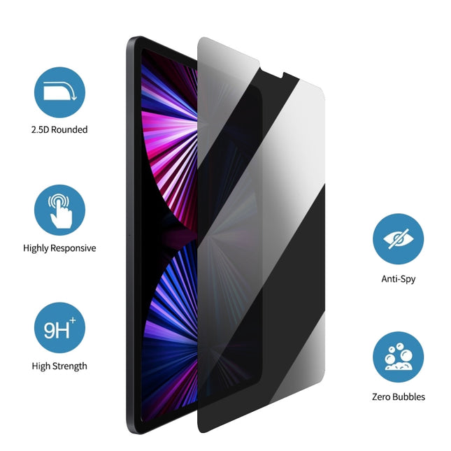 ENKAY Hat-Prince 0.33mm 28 Degrees Anti-peeping Privacy Tempered Glass Film, For iPad mini 6 / mini 2024, For iPad Air 11 2024 /10th Gen 10.9 2022, For iPad Air 10.9 2022 / Pro 11 2022, For iPad 10.2 2021 / 2020 / 2019, For iPad Air 10.5 2019 / Pro 10....