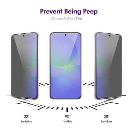 ENKAY Hat-Prince 28 Degree Anti-peeping Privacy Tempered Glass Film, For Samsung Galaxy A37 / A57, For Samsung Galaxy S25 FE 5G, For Samsung Galaxy A07 4G, For Samsung Galaxy A17 5G, For Samsung Galaxy M56, For Samsung Galaxy F16 / M16                 ...