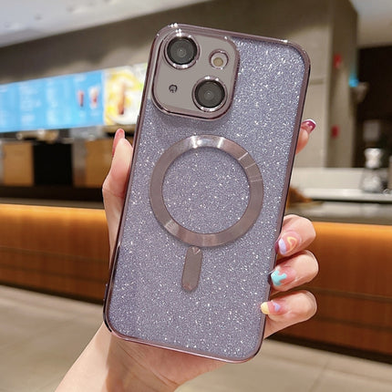 Glitter Electroplating MagSafe TPU Phone Case, For iPhone 15 Pro Max, For iPhone 15 Pro, For iPhone 15 Plus