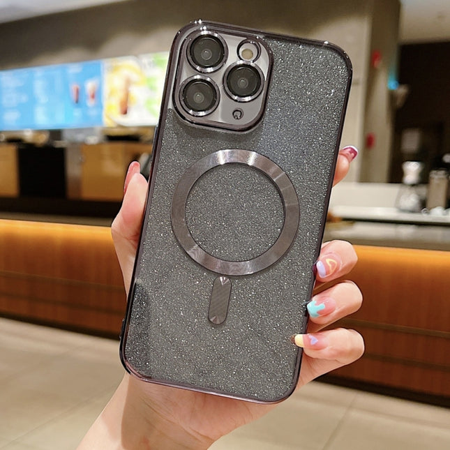 Glitter Electroplating MagSafe TPU Phone Case, For iPhone 11 Pro Max, For iPhone 11, For iPhone 11 Pro