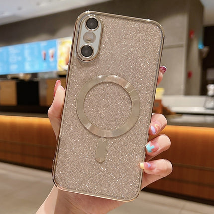 Glitter Electroplating MagSafe TPU Phone Case, For iPhone X / XS, For iPhone XR, For iPhone XS Max