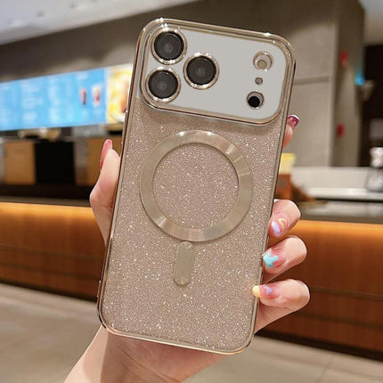 Glitter Electroplating MagSafe TPU Phone Case, For iPhone 17e / 16e, For iPhone 17 Pro Max, For iPhone 17 Pro
