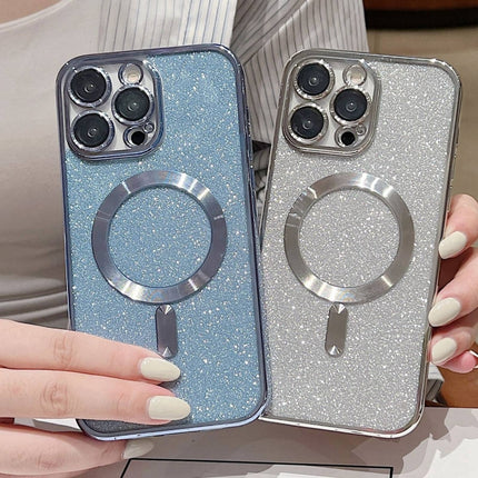 Glitter Electroplating MagSafe TPU Phone Case, For iPhone 15, For iPhone 14 Plus, For iPhone 14