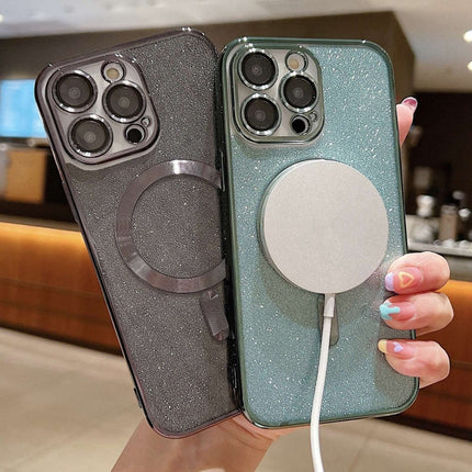Glitter Electroplating MagSafe TPU Phone Case, For iPhone 15 Pro Max, For iPhone 15 Pro, For iPhone 15 Plus