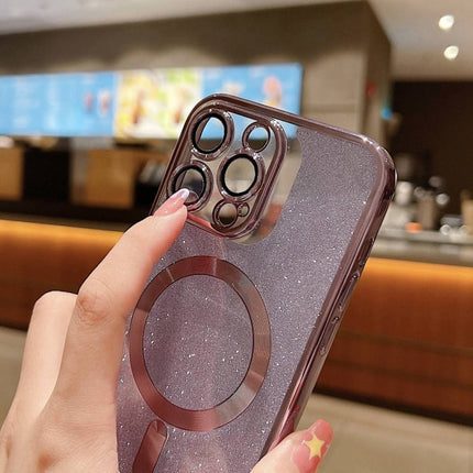 Glitter Electroplating MagSafe TPU Phone Case, For iPhone 11 Pro Max, For iPhone 11, For iPhone 11 Pro