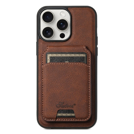 Suteni H16 Litchi Texture Leather Detachable Wallet Back Phone Case, For iPhone 15 Pro, For iPhone 15 Plus, For iPhone 15, For iPhone 14 Plus, For iPhone 14, For iPhone 14 Pro