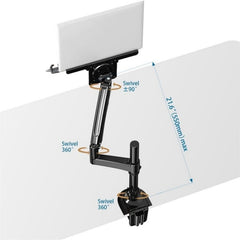 NB H100-FP For 10-17 inch Gas Spring Mechanism Full Motion Arm VESA Board Desktop Laptop Bracket, NB H100-FP