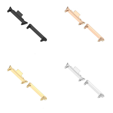 1 Pair 22mm Stainless Steel Metal Watch Band Connector, For Redmi Watch 4, For Xiaomi Band 8 Pro