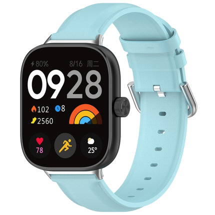Round Tail Top Layer Leather Watch Band, For Redmi Watch 6 / Watch 5 / Watch 4, For Xiaomi Band 10 Pro / Band 9 Pro / Band 8 Pro