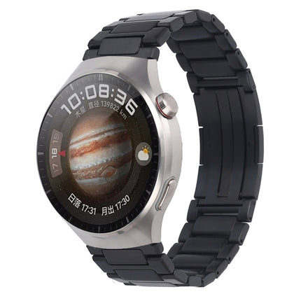 H-Shaped Folding Buckle Stainless Steel Metal Watch Band, For Huawei Watch GT4 46mm, For Huawei Watch 4 / 4 Pro, For Huawei Watch Ultimate / Buds, For Huawei Watch GT3 SE, For Huaei Watch 3 Pro New, For Huawei Watch GT3 Pro 46mm / Watch GT3 46mm       ...