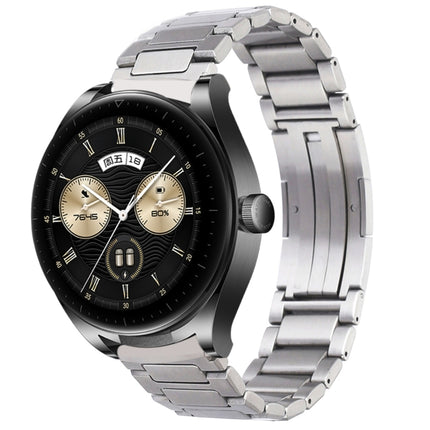 H-Shaped Folding Buckle Stainless Steel Metal Watch Band, For Huawei Watch GT4 46mm, For Huawei Watch 4 / 4 Pro, For Huawei Watch Ultimate / Buds, For Huawei Watch GT3 SE, For Huaei Watch 3 Pro New, For Huawei Watch GT3 Pro 46mm / Watch GT3 46mm       ...