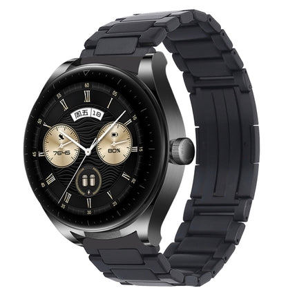 H-Shaped Folding Buckle Stainless Steel Metal Watch Band, For Huawei Watch GT4 46mm, For Huawei Watch 4 / 4 Pro, For Huawei Watch Ultimate / Buds, For Huawei Watch GT3 SE, For Huaei Watch 3 Pro New, For Huawei Watch GT3 Pro 46mm / Watch GT3 46mm       ...