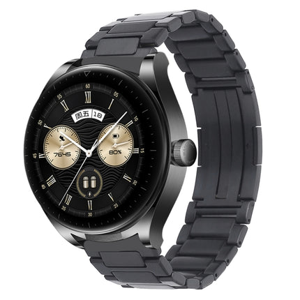 H-Shaped Folding Buckle Stainless Steel Metal Watch Band, For Huawei Watch GT4 46mm, For Huawei Watch 4 / 4 Pro, For Huawei Watch Ultimate / Buds, For Huawei Watch GT3 SE, For Huaei Watch 3 Pro New, For Huawei Watch GT3 Pro 46mm / Watch GT3 46mm       ...