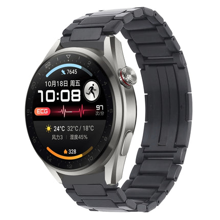 H-Shaped Folding Buckle Stainless Steel Metal Watch Band, For Huawei Watch GT4 46mm, For Huawei Watch 4 / 4 Pro, For Huawei Watch Ultimate / Buds, For Huawei Watch GT3 SE, For Huaei Watch 3 Pro New, For Huawei Watch GT3 Pro 46mm / Watch GT3 46mm       ...
