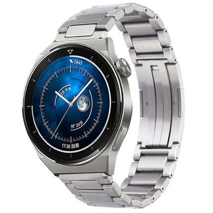 H-Shaped Folding Buckle Stainless Steel Metal Watch Band, For Huawei Watch GT4 46mm, For Huawei Watch 4 / 4 Pro, For Huawei Watch Ultimate / Buds, For Huawei Watch GT3 SE, For Huaei Watch 3 Pro New, For Huawei Watch GT3 Pro 46mm / Watch GT3 46mm       ...