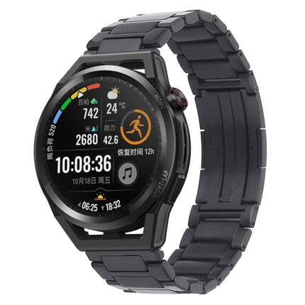 H-Shaped Folding Buckle Stainless Steel Metal Watch Band, For Huawei Watch GT4 46mm, For Huawei Watch 4 / 4 Pro, For Huawei Watch Ultimate / Buds, For Huawei Watch GT3 SE, For Huaei Watch 3 Pro New, For Huawei Watch GT3 Pro 46mm / Watch GT3 46mm       ...