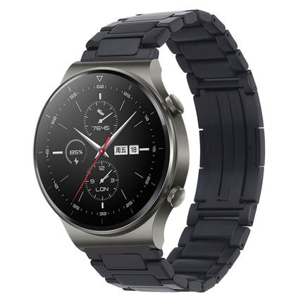 H-Shaped Folding Buckle Stainless Steel Metal Watch Band, For Huawei Watch GT2 Pro / GT 2e, For Huawei Watch GT2 46mm / Watch GT