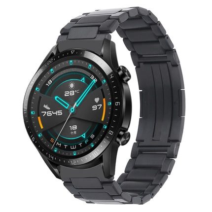 H-Shaped Folding Buckle Stainless Steel Metal Watch Band, For Huawei Watch GT2 Pro / GT 2e, For Huawei Watch GT2 46mm / Watch GT