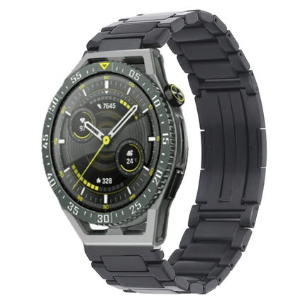 H-Shaped Folding Buckle Stainless Steel Metal Watch Band, For Huawei Watch GT4 46mm, For Huawei Watch 4 / 4 Pro, For Huawei Watch Ultimate / Buds, For Huawei Watch GT3 SE, For Huaei Watch 3 Pro New, For Huawei Watch GT3 Pro 46mm / Watch GT3 46mm       ...