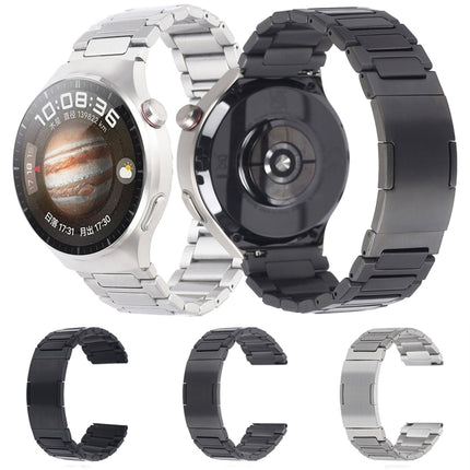 H-Shaped Folding Buckle Stainless Steel Metal Watch Band, For Huawei Watch GT2 Pro / GT 2e, For Huawei Watch GT2 46mm / Watch GT