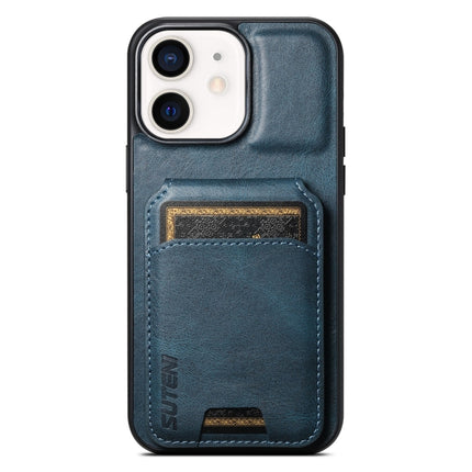 Suteni H02 Leather Wallet Stand Back Phone Case, For iPhone 11 Pro, For iPhone X / XS, For iPhone XR, For iPhone XS Max, For iPhone 17e / 16e, For iPhone 12 / 12 Pro