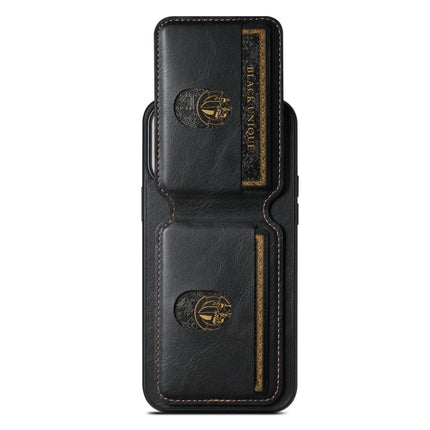 Suteni H02 Leather Wallet Stand Back Phone Case, For iPhone 11 Pro, For iPhone X / XS, For iPhone XR, For iPhone XS Max, For iPhone 17e / 16e, For iPhone 12 / 12 Pro