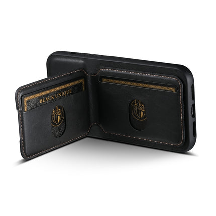 Suteni H02 Leather Wallet Stand Back Phone Case, For iPhone 11 Pro, For iPhone X / XS, For iPhone XR, For iPhone XS Max, For iPhone 17e / 16e, For iPhone 12 / 12 Pro