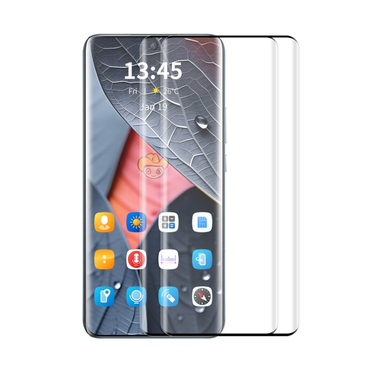 2pcs ENKAY Hat-Prince 3D Hot Bending Side Glue Tempered Glass Full Film, For OnePlus 13, For OnePlus 12, For OnePlus Ace 2 / Ace 2 Pro