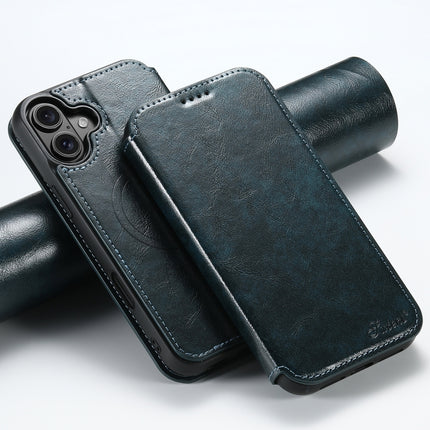 Suteni J05 Leather Magnetic MagSafe Phone Case, For iPhone 16 Pro Max, For iPhone 16 Pro, For iPhone 16 Plus, For iPhone 16, For iPhone 15 Pro Max, For iPhone 15 Pro