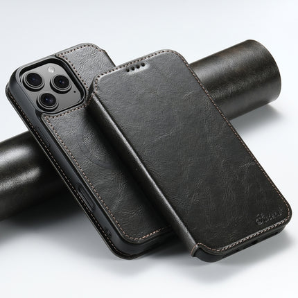 Suteni J05 Leather Magnetic MagSafe Phone Case, For iPhone 16 Pro Max, For iPhone 16 Pro, For iPhone 16 Plus, For iPhone 16, For iPhone 15 Pro Max, For iPhone 15 Pro