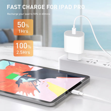 PD35W USB-C / Type-C Port Charger for iPhone / iPad Series, EU Plug, EU Plug