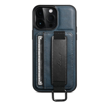 Suteni H13 Card Wallet Wrist Strap Holder PU Phone Case, For iPhone 16 Plus, For iPhone 16, For iPhone 15 Pro Max, For iPhone 15 Pro, For iPhone 15 Plus, For iPhone 15, For iPhone 17e / 16e