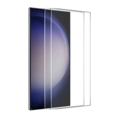 2pcs ENKAY 0.18mm High Aluminum-silicon Tempered Glass Film, Support Ultrasonic Fingerprint Unclock, For Samsung Galaxy S24 Ultra 5G, For Samsung Galaxy S24+ 5G, For Samsung Galaxy S24 5G