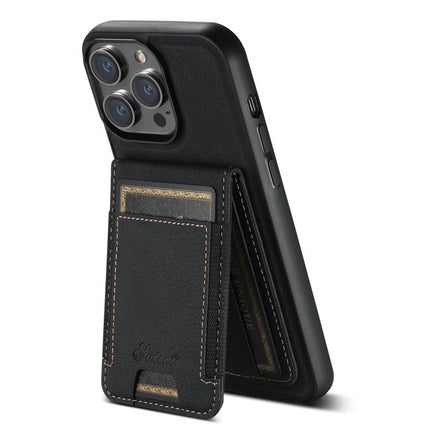 Suteni H17 Litchi Texture Leather MagSafe Detachable Wallet Phone Case, For iPhone 14 Pro Max, For iPhone 13 Pro Max, For iPhone 13 Pro, For iPhone 13, For iPhone 12, For iPhone 12 Pro Max