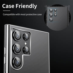 ENKAY Hat-Prince 9H Rear Camera Lens Aluminium Alloy Tempered Glass Film, For Samsung Galaxy S24 Ultra 5G, For Samsung Galaxy S24+ 5G, For Samsung Galaxy S24 5G