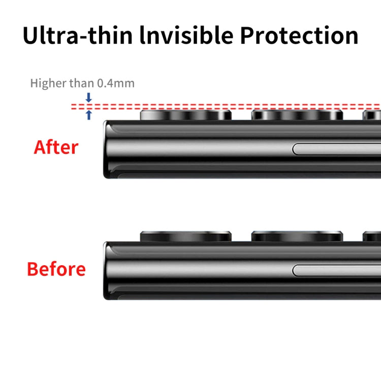 ENKAY Hat-Prince 9H Rear Camera Lens Aluminium Alloy Tempered Glass Film, For Samsung Galaxy S24 Ultra 5G, For Samsung Galaxy S24+ 5G, For Samsung Galaxy S24 5G