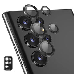 ENKAY Hat-Prince 9H Rear Camera Lens Aluminium Alloy Tempered Glass Film, For Samsung Galaxy S24 Ultra 5G, For Samsung Galaxy S24+ 5G, For Samsung Galaxy S24 5G