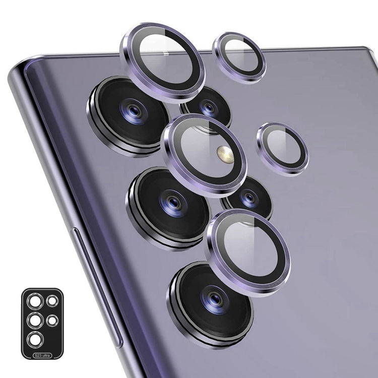 ENKAY Hat-Prince 9H Rear Camera Lens Aluminium Alloy Tempered Glass Film, For Samsung Galaxy S24 Ultra 5G, For Samsung Galaxy S24+ 5G, For Samsung Galaxy S24 5G