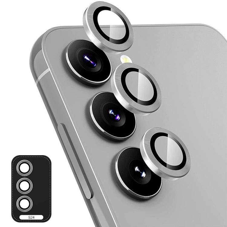 ENKAY Hat-Prince 9H Rear Camera Lens Aluminium Alloy Tempered Glass Film, For Samsung Galaxy S24 Ultra 5G, For Samsung Galaxy S24+ 5G, For Samsung Galaxy S24 5G