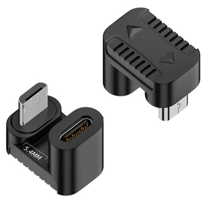 Type-C Female to Micro USB Male Adapter Data Charging Transmission, Type-C Female to Micro Male U Shape Back, Type-C Female to Micro Male U Shape Front, Type-C Female to Micro Male Right Bend, Type-C Female to Micro Male Left Bend