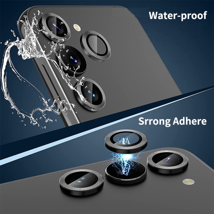 ENKAY Hat-Prince 9H Rear Camera Lens Aluminium Alloy Tempered Glass Film, For Samsung Galaxy A55