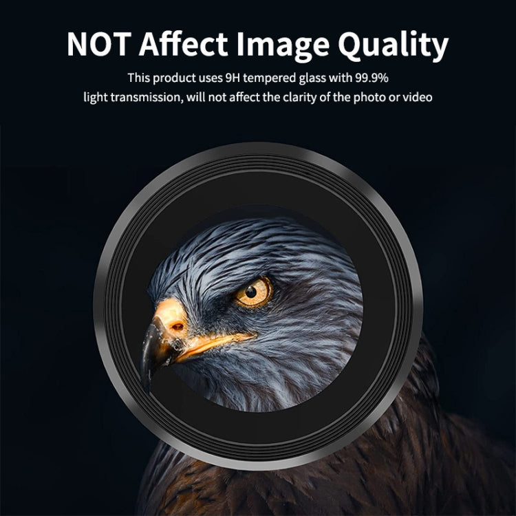 ENKAY Hat-Prince 9H Rear Camera Lens Aluminium Alloy Tempered Glass Film, For Samsung Galaxy A55