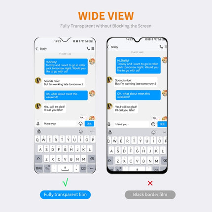 2pcs ENKAY 9H Big Arc Edge High Aluminum-silicon Tempered Glass Film, For Xiaomi Poco M6 5G, For Xiaomi Redmi 13R 5G, For Xiaomi Poco X6 Pro, For Xiaomi Poco X6, For Xiaomi Poco C51 4G, For Redmi 17 4G / 5G Global 171mm                                 ...