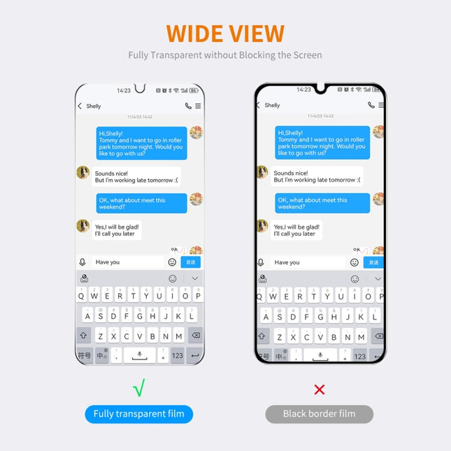 2pcs ENKAY 9H Big Arc Edge High Aluminum-silicon Tempered Glass Film, For Xiaomi Poco C65 / Redmi 13C, For Xiaomi Poco X6 Pro, For Xiaomi Poco X6, For Xiaomi Redmi 12 5G Global, For Xiaomi Poco C51 4G, For Xiaomi Poco C50 / Redmi A1+ / A2+