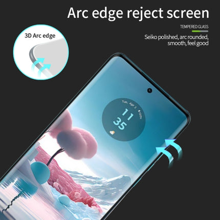 PINWUYO 9H 3D Hot Bending Tempered Glass Film, For Motorola Moto Edge 40 Neo