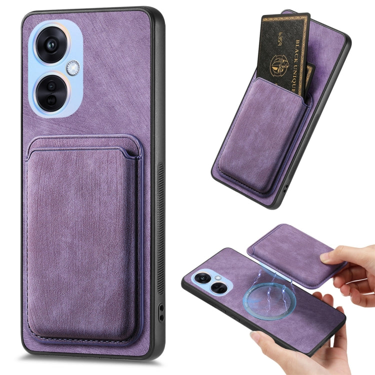 Retro Leather Card Bag Magnetic Phone Case