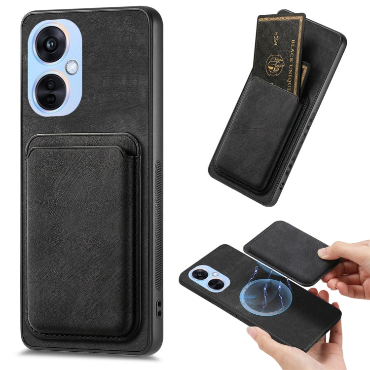 Retro Leather Card Bag Magnetic Phone Case