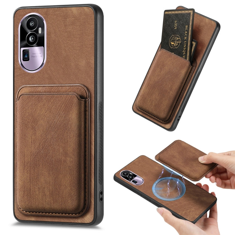 Retro Leather Card Bag Magnetic Phone Case